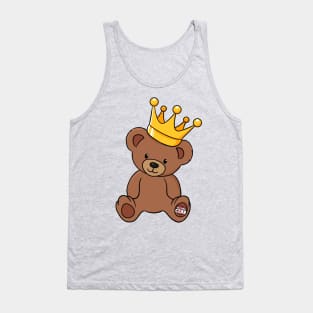 Crown bear Tank Top